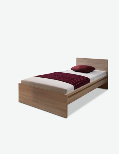 Melitta - Bett aus Eiche Sonoma Dekor, in verschiedenen Größen erhältlich