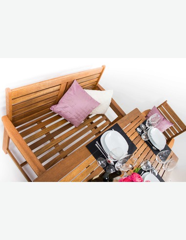 Furni - Garten Set in Teak Holz