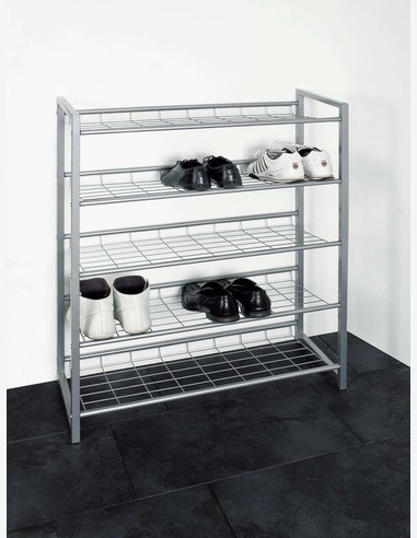Jupp - Schuhregal aus Metall, trendig & stilvoll, sorgt für Ordnung in Deiner Schuhaufbewahrung . Verfügt über einen Stauraum fü