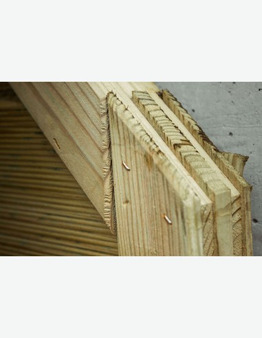 Lara - Sichtschutzwand, eckig - Detail