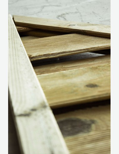 Lara - Sichtschutzwand, eckig - Detail