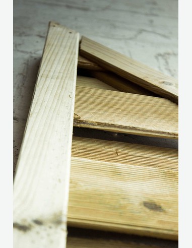 Lara - Sichtschutzwand, eckig - Detail