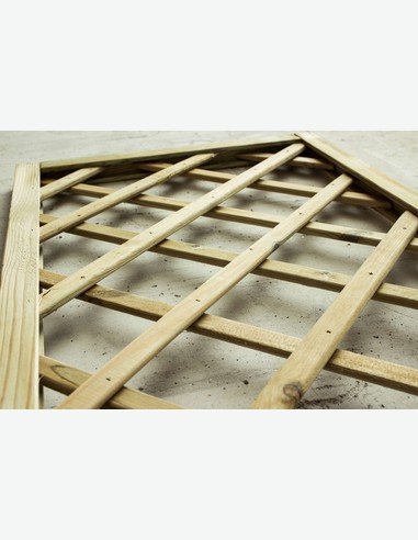 Ermes - Rankgitter aus Holz - Detail