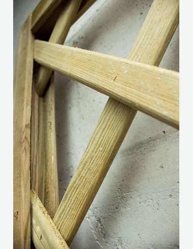 Cremona - Sichtschutzwand aus Holz - Detail