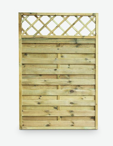 Cremona - Sichtschutzwand aus Holz - freigestellt
