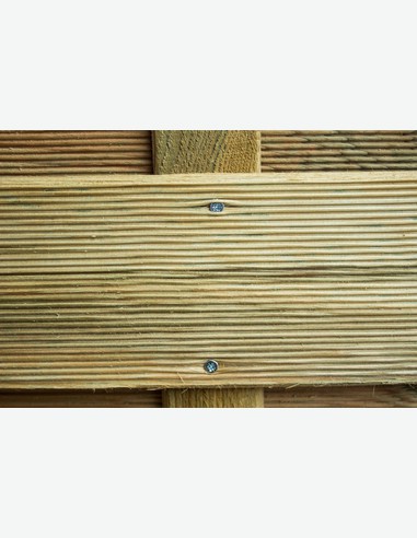 Cremona - Sichtschutzwand aus Holz - detail
