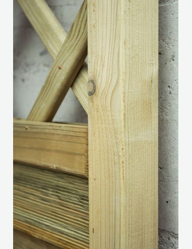 Cremona - Sichtschutzwand aus Holz - detail