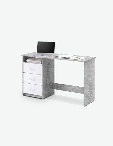 Adria - Schreibtisch in Eiche Sonoma / weiß Dekor