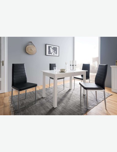 Simone - Esszimmerstuhl, in verschiedenen Farben erhältlich - Frontansicht