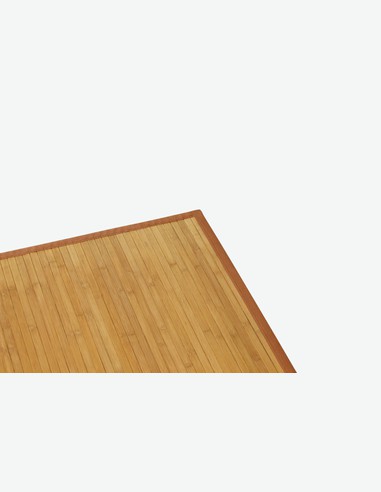 Dana - Bambusteppich - Farbe verkohlt - Detail