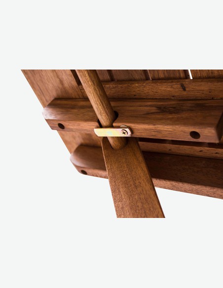 Malvi - Klappbarer Tisch für Garten / Balkon, aus massivholz
