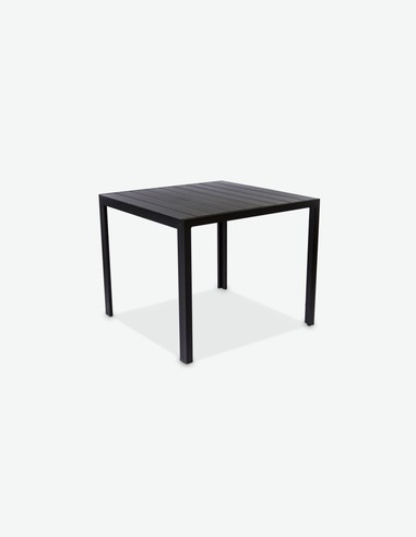 Limana - Garten- / Balkontisch mit Metallgestell und Polywood Oberfläche 2