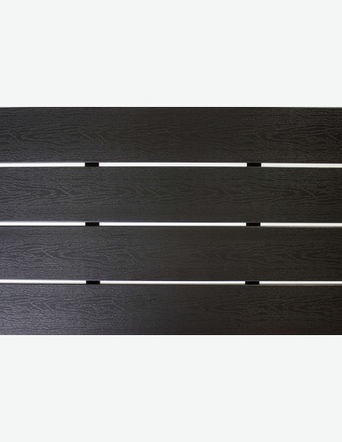 Limana - Garten- / Balkontisch mit Metallgestell und Polywood Oberfläche