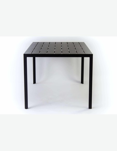 Limana - Garten- / Balkontisch mit Metallgestell und Polywood Oberfläche