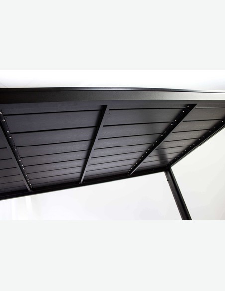 Limana - Garten- / Balkontisch mit Metallgestell und Polywood Oberfläche