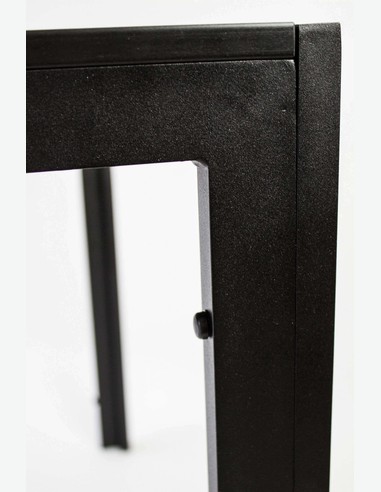 Limana - Garten- / Balkontisch mit Metallgestell und Polywood Oberfläche