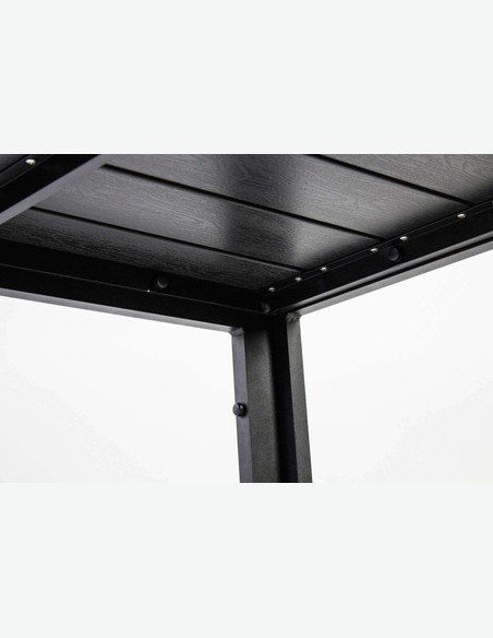 Limana - Garten- / Balkontisch mit Metallgestell und Polywood Oberfläche