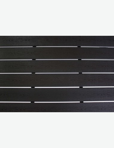 Piave small - Gartenset bestehend aus einem großen Tisch und vier stapelbaren Stühlen