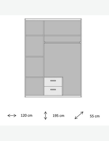 Armadi anta battente