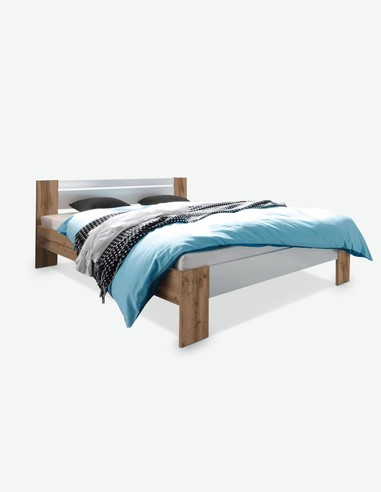 Pinto - französisches Bett komkplett - Matratze und Rollrost inklusive 