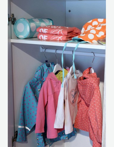 Moritz - Hochbett - weiß und Sandeiche Dekor Milieu