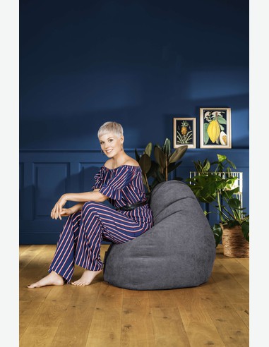 Beta - Sitzsack aus Polyester, Füllung aus EPS-Perlen. Bietet eine optimale Körperanpassung