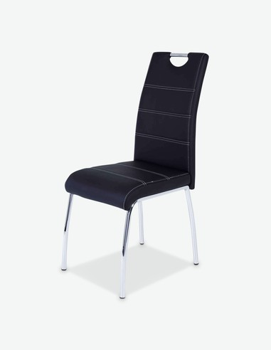 Samnira - Stuhl, in verschiedenen Farben erhältlich - Frontansicht 