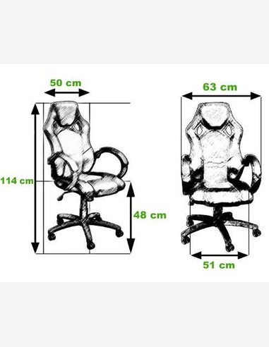 Kyoto - Chefsessel  - Maße