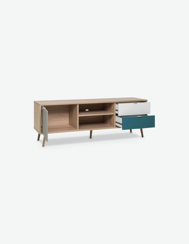 Caliope - TV Möbel in skandinavischem Design aus Holzdekor 2