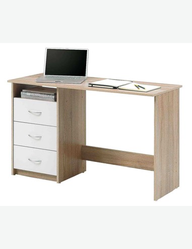 Adria - Schreibtisch in Eiche Sonoma / weiß Dekor