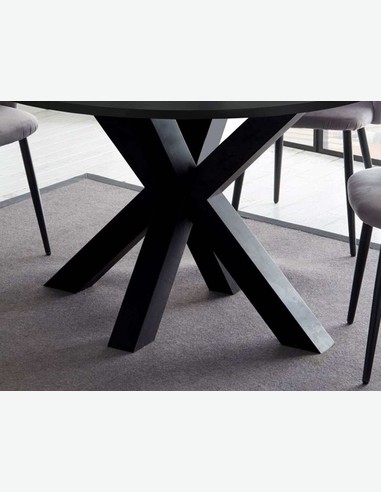 Mystic - Untergestell für den Esstisch MYSTIC, aus Stahl in der Farbe Anthrazit