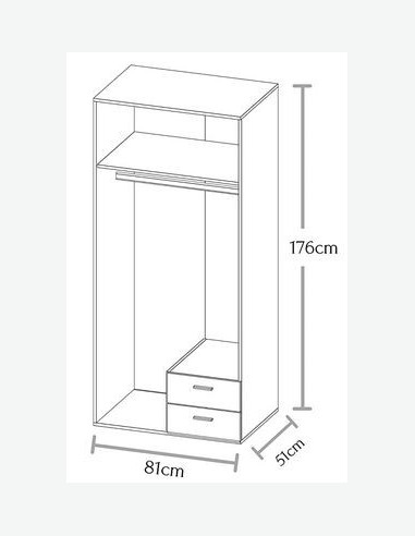 Armadi anta battente