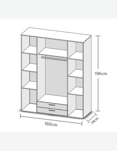 Armadi anta battente