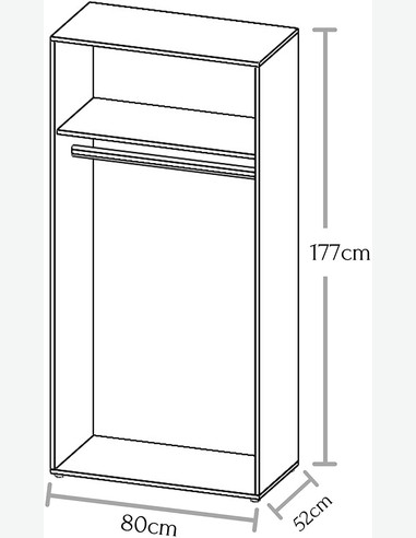 Armadi anta battente