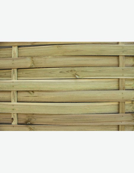 AVANTI TRENDSTORE - Larissa - 1x Recinto Intrecciato In Legno Assiccio