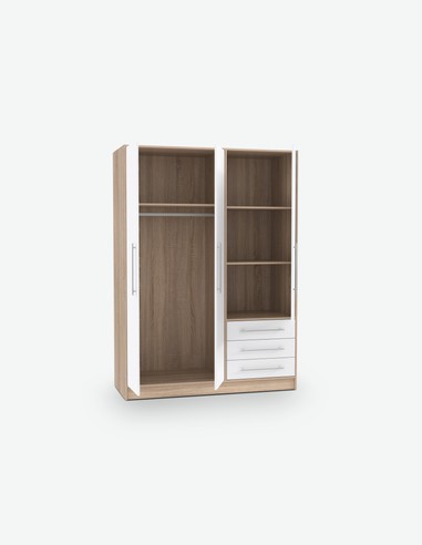 Kleiderschrank mit 3 Türen - Felippo