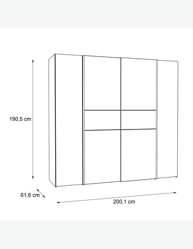 Armadi anta scorrevole