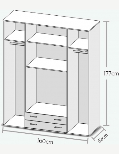 Armadi anta battente