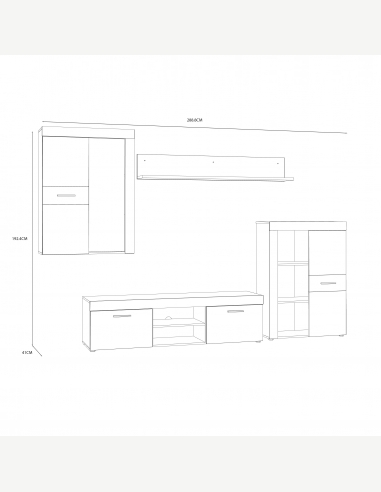 Pareti attrezzate e Mobili TV