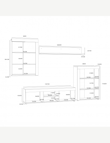 Pareti attrezzate e Mobili TV