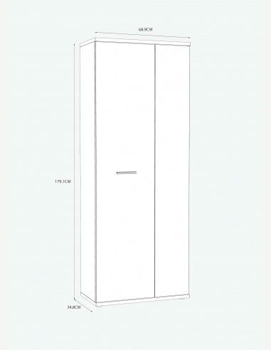 Armadi anta battente