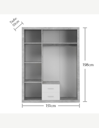 Armadi anta battente