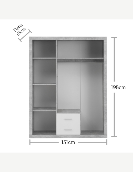 Armadi anta battente