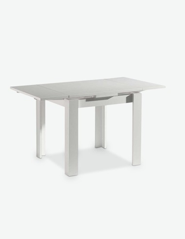 Merlox - Ausziehbarer Esstisch in 2 verschiedenen Farben verfügbar - weis