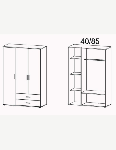 Armadi anta battente