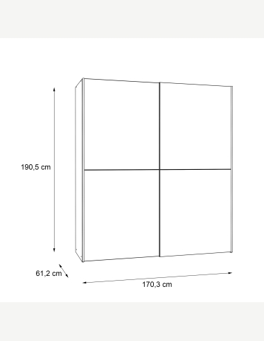 Armadi anta scorrevole