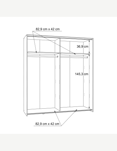 Armadi anta scorrevole