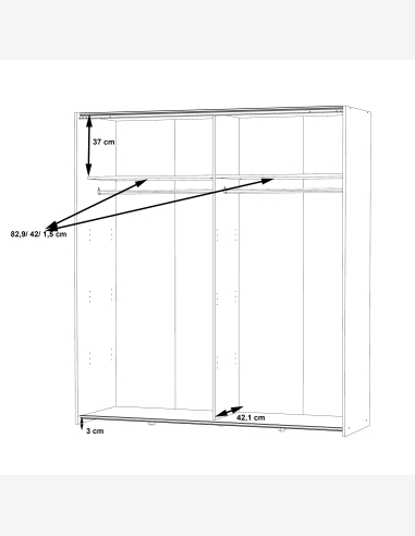 Armadi anta scorrevole
