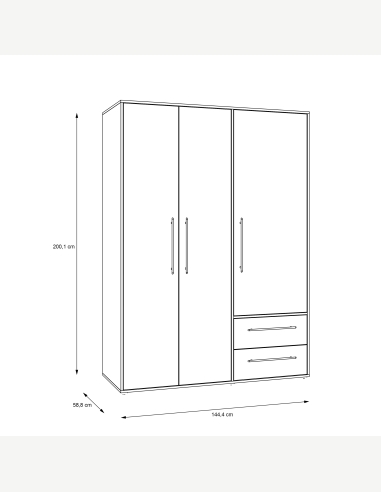 Armadi anta battente