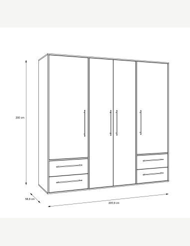 Armadi anta battente